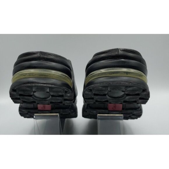 Cole Haan Black Leather Cross Strap Sandal Slides Sz 10.5 Men’s NikeAir Soles main image 6